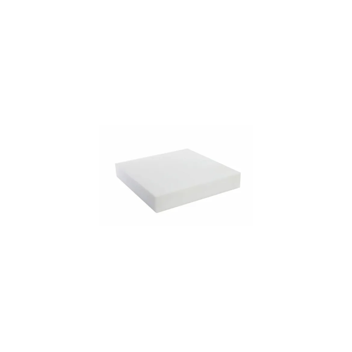 Billot blanc PEHD 120 x 60 x 10 cm