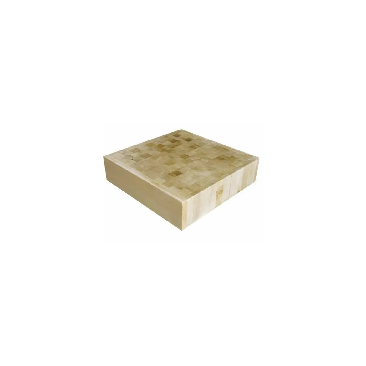 Billot réversible "boutique" bois de bout 40 x 40 x 12cm