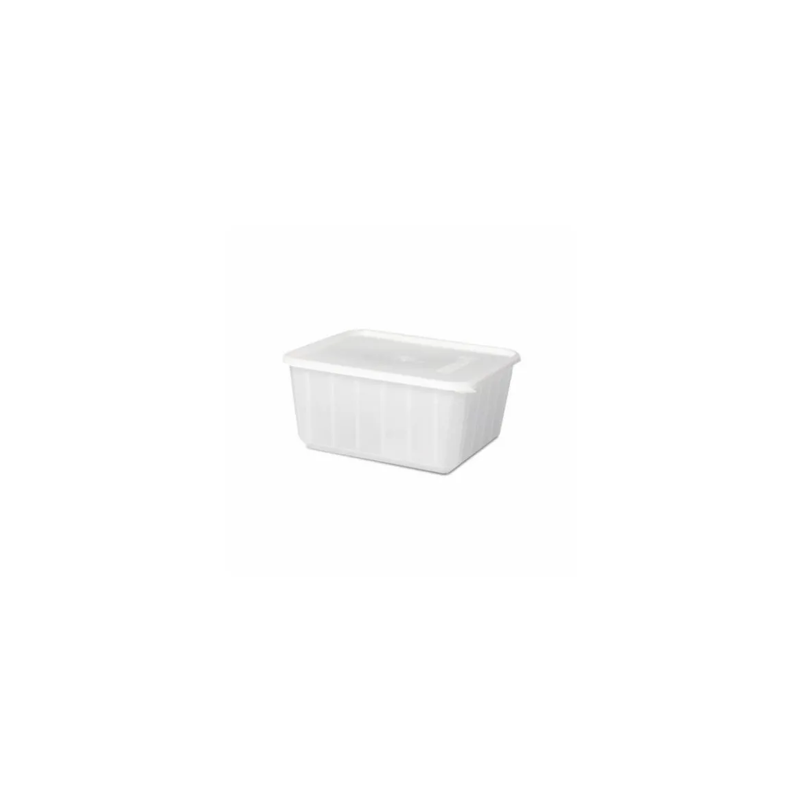 Boite Carty blanche avec couvercle 750 ml - par 200