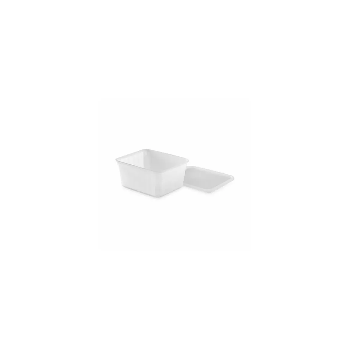 Boite Carty blanche avec couvercle 750 ml - par 200