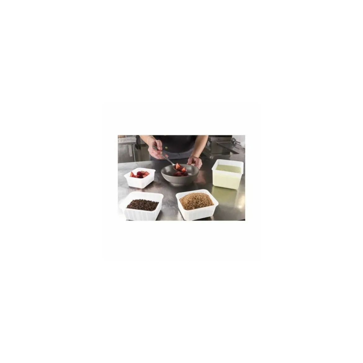 Boite Carty blanche avec couvercle 750 ml - par 200
