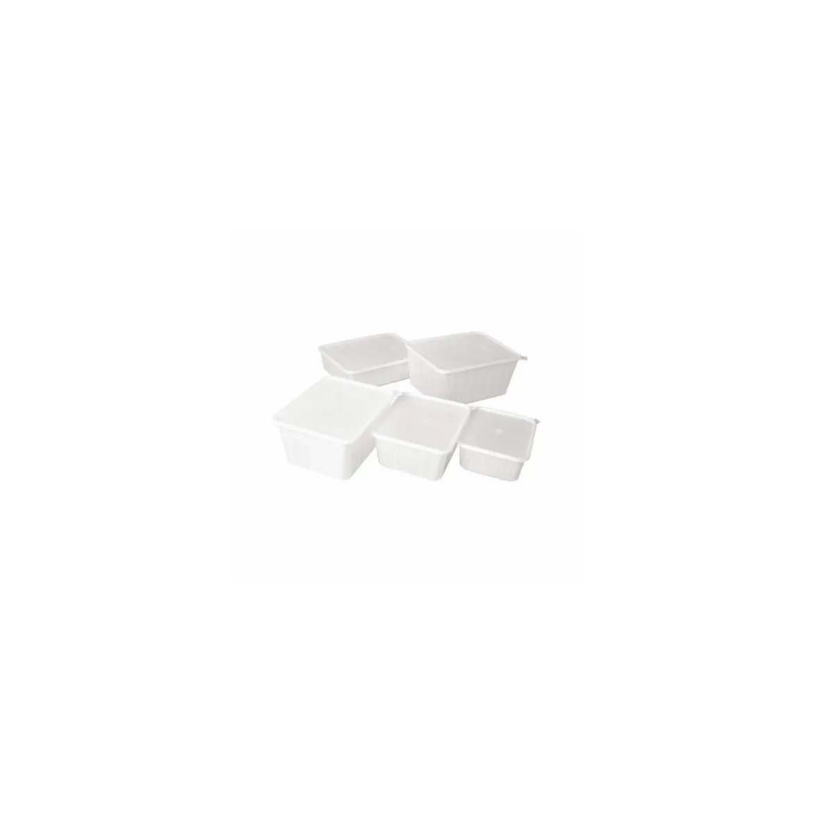 Boite Carty blanche avec couvercle 750 ml - par 200
