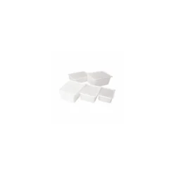 Boite Carty blanche avec couvercle 1800 ml - par 100