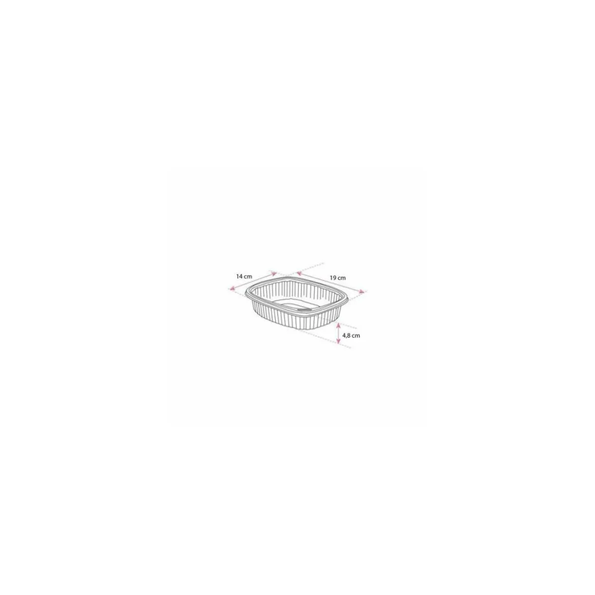 Boite Cookipack PP 60 cl - par 480