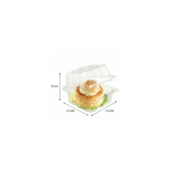 Boite Cristal Patipack 1 bouchée PET - par 405