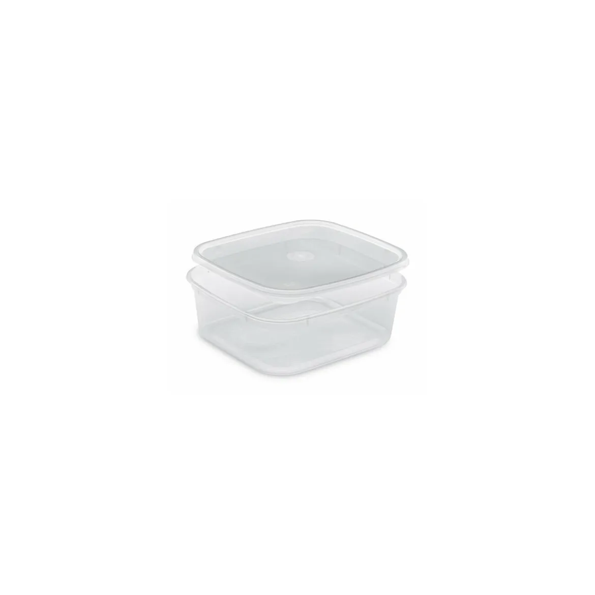 Boite plastique translucide Prestipack avec couvercle 1050 ml - par 200