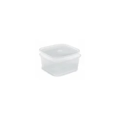 Boite plastique translucide Prestipack avec couvercle 1350 ml - par 200