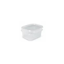 Boite plastique translucide Prestipack avec couvercle 300 ml - par 600