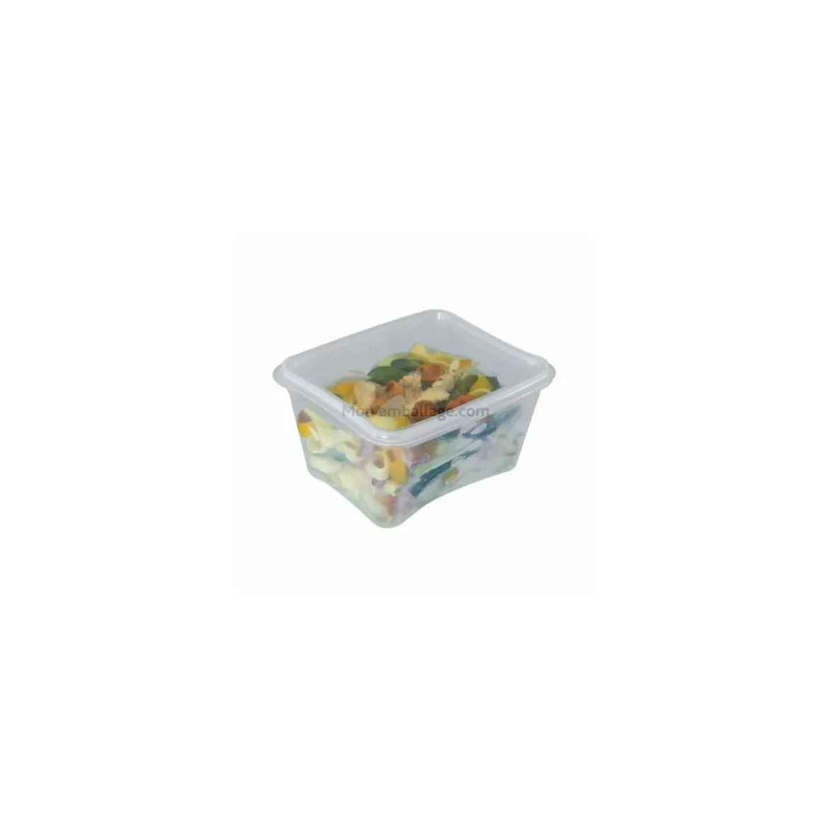Boite Prestipack transparente 900 ml avec couvercle - par 30