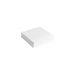 Boite pâtissière blanche en carton 20 x 20 x 5 cm - par 50