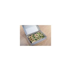 Boite traiteur carton blanc 42 x 28 x 6 cm - par 25