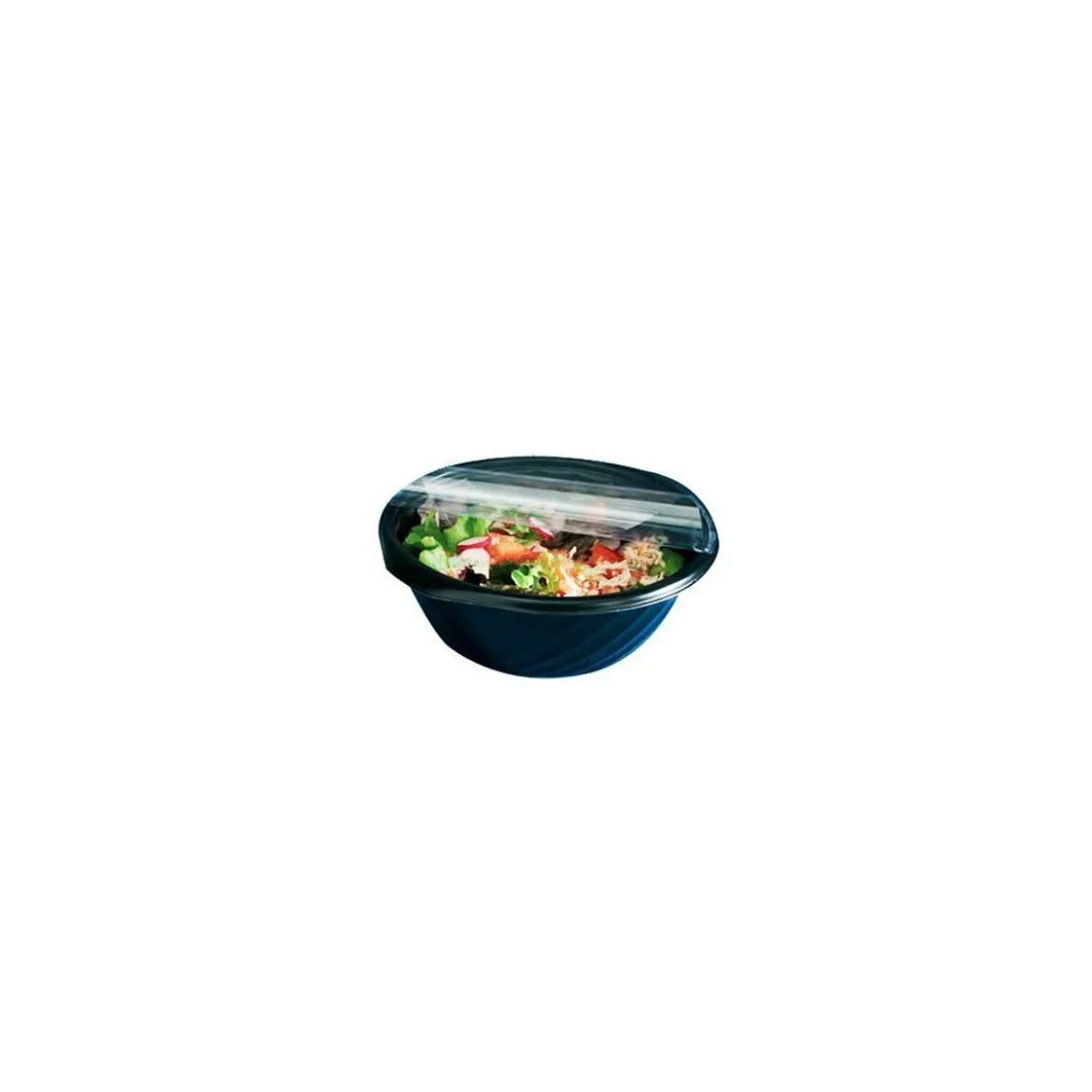 Bol plastique scellable noir 400 ml - par 600