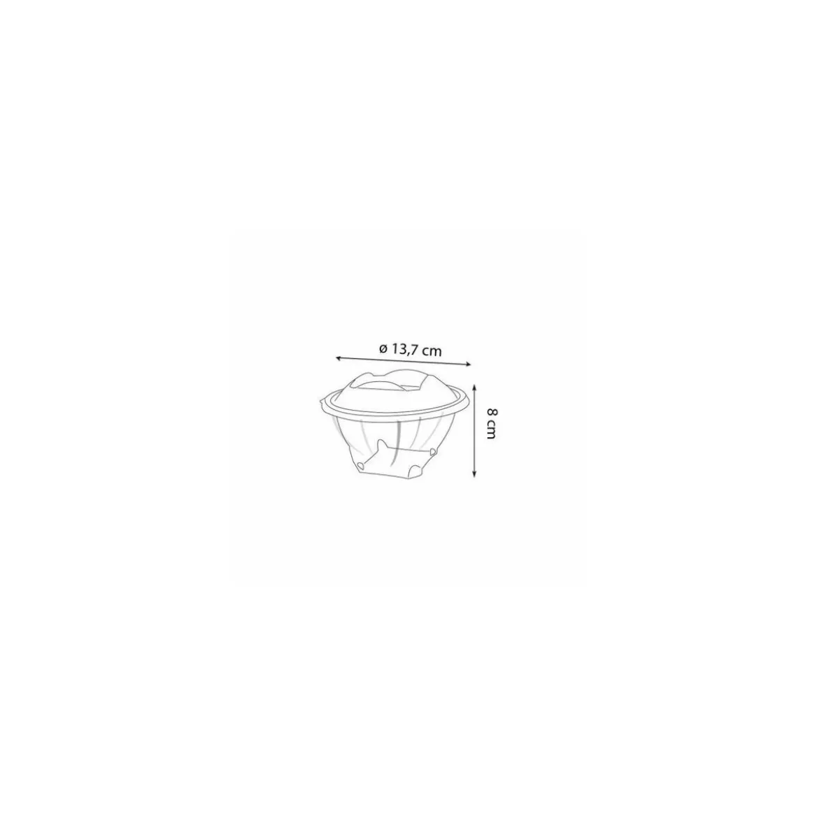 Bol salade Sekipack 370 ml - par 300