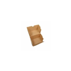 Boîte à bûche kraft brun "Joyeuses fêtes" 25 x 11 x 11 cm - par 25