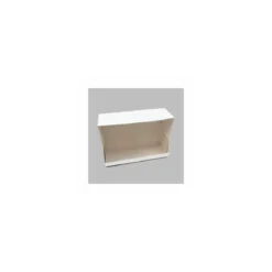 Boîte à buche carton blanc 25 x 11 x 11 cm - par 25
