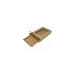 Boîte carton à fenêtre pour plateau moyen - par 50