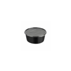 Boîte Carty ronde noire 750 ml - par 125