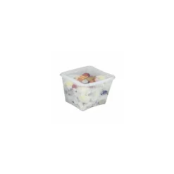 Boîte plastique transparente avec couvercle Prestipack 1500 ml - par 30