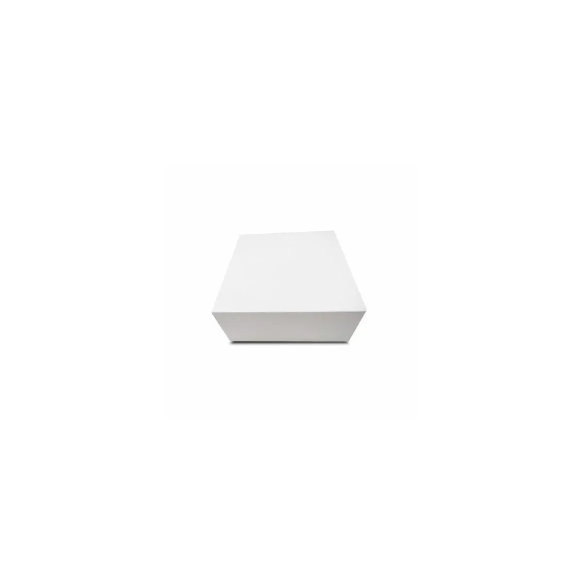 Boîte pâtissière blanche en carton 18 x 18 x 8 cm - par 50