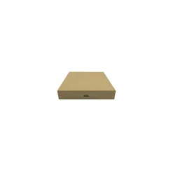 Boîte pâtissière Kraft brun 26 x 26 x 5 cm - par 50