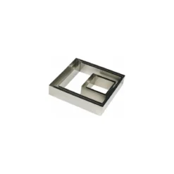 Cadre inox 16 x 16 x 4,5 cm