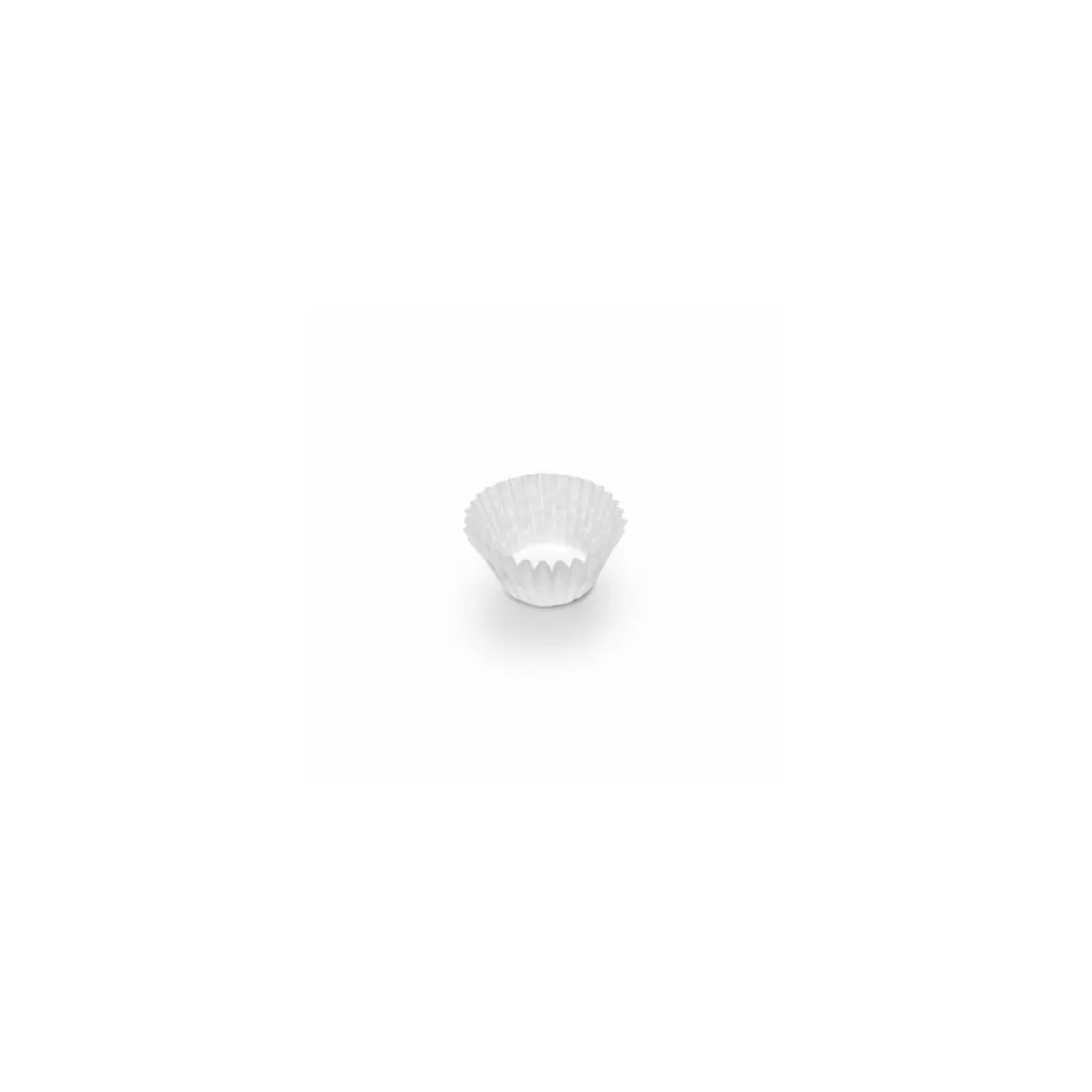 Caissette plissée blanche 2,8 x 2 cm (n°5) - par 1000