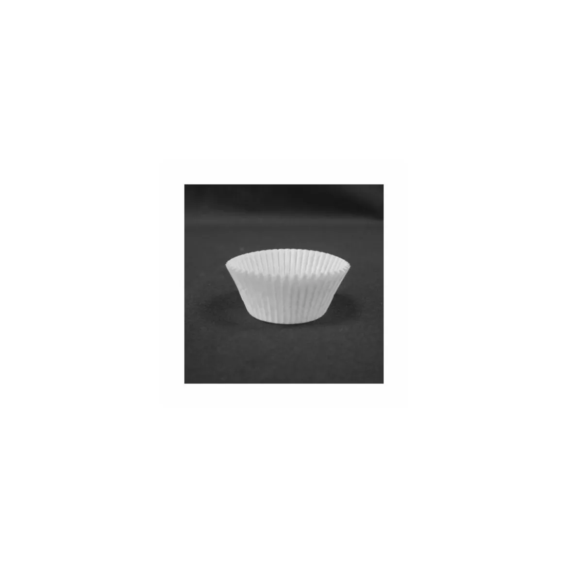 Caissette plissée blanche 4,3 x 2,7 cm (n°9) - par 1000