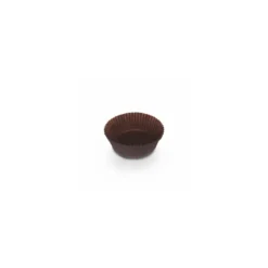Caissette plissée brune 6 x 2,5 cm (n°1201) - par 1000