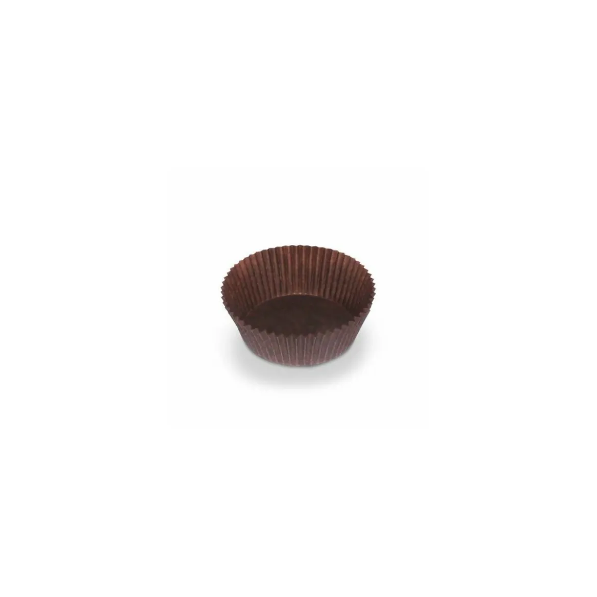 Caissette plissée brune 6,9 x 3 cm (n°1207) - par 1000