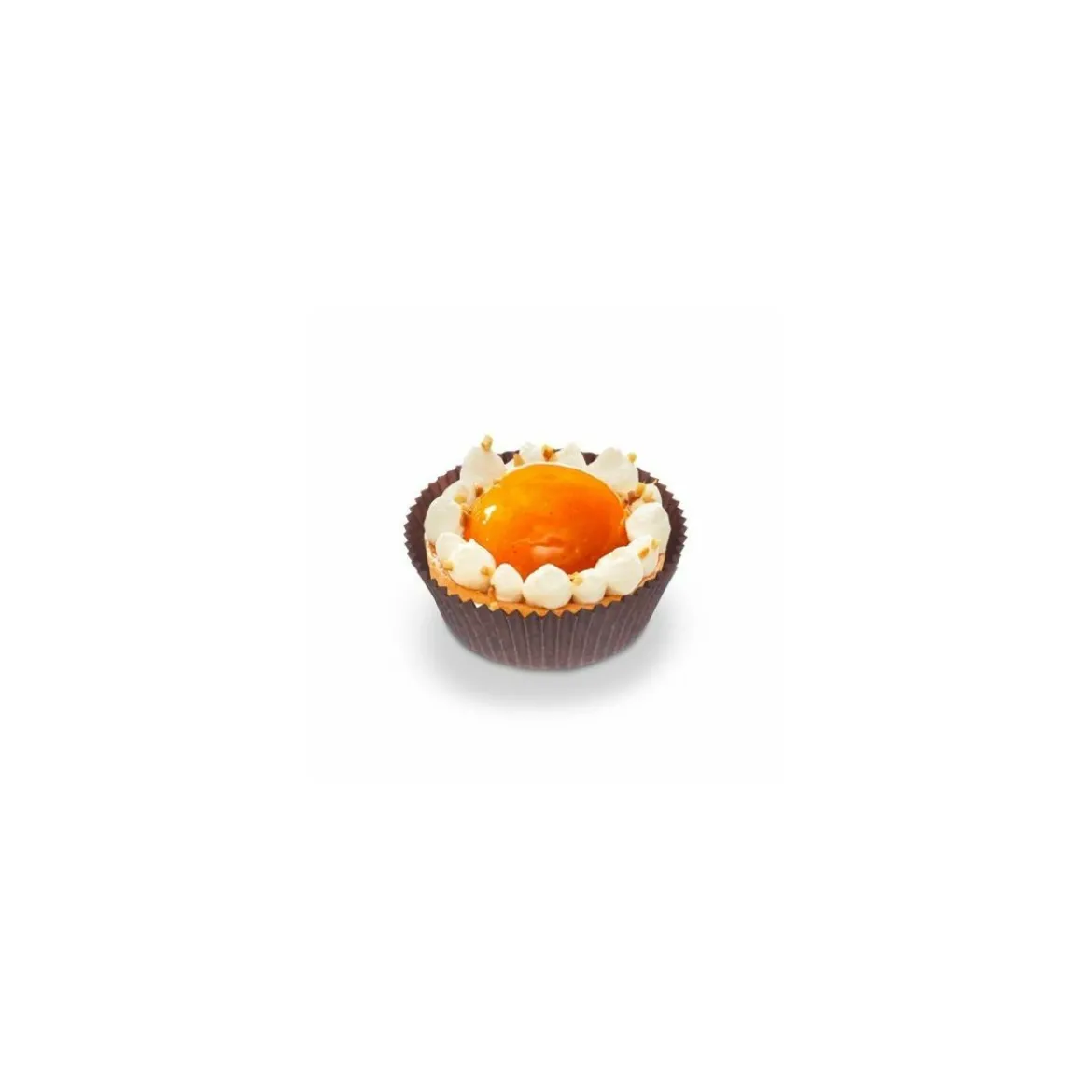 Caissette plissée brune 6,9 x 3 cm (n°1207) - par 1000