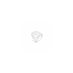 Caissette plissée décor ALIZEE 3,5 x 2,3 cm (n°7) - par 1000