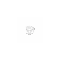Caissette plissée décor ALIZEE 6,9 x 3 cm (n°1207) - par 1000