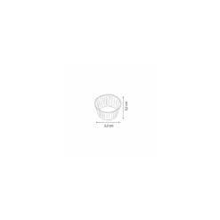 Caissette plissée décor ALIZEE 5,3 x 3,2 cm (n°10BIS) - par 1000
