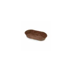 Caissette plissée ovale brune 10,5 x 4 x 2,5 cm (n°88) - par 1000