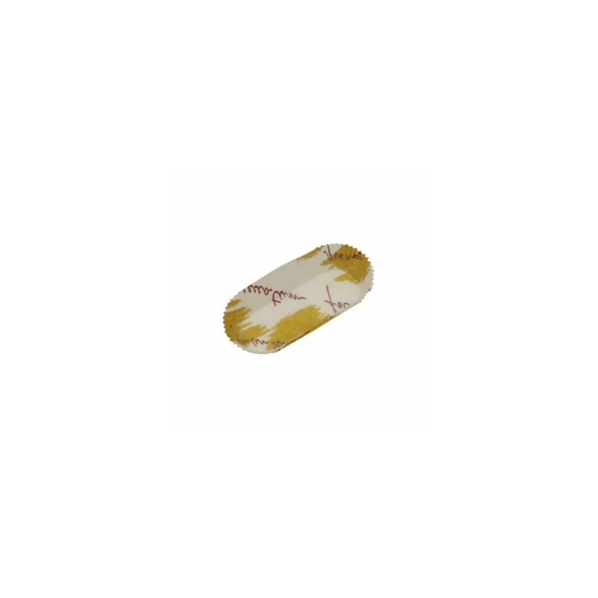 Caissette plissée ovale décor ALIZEE 10,5 x 4 x 2,5 cm (n°88) - par 1000