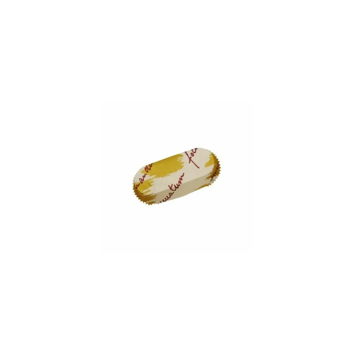 Caissette plissée ovale décor ALIZEE 10,5 x 4 x 2,5 cm (n°88) - par 1000