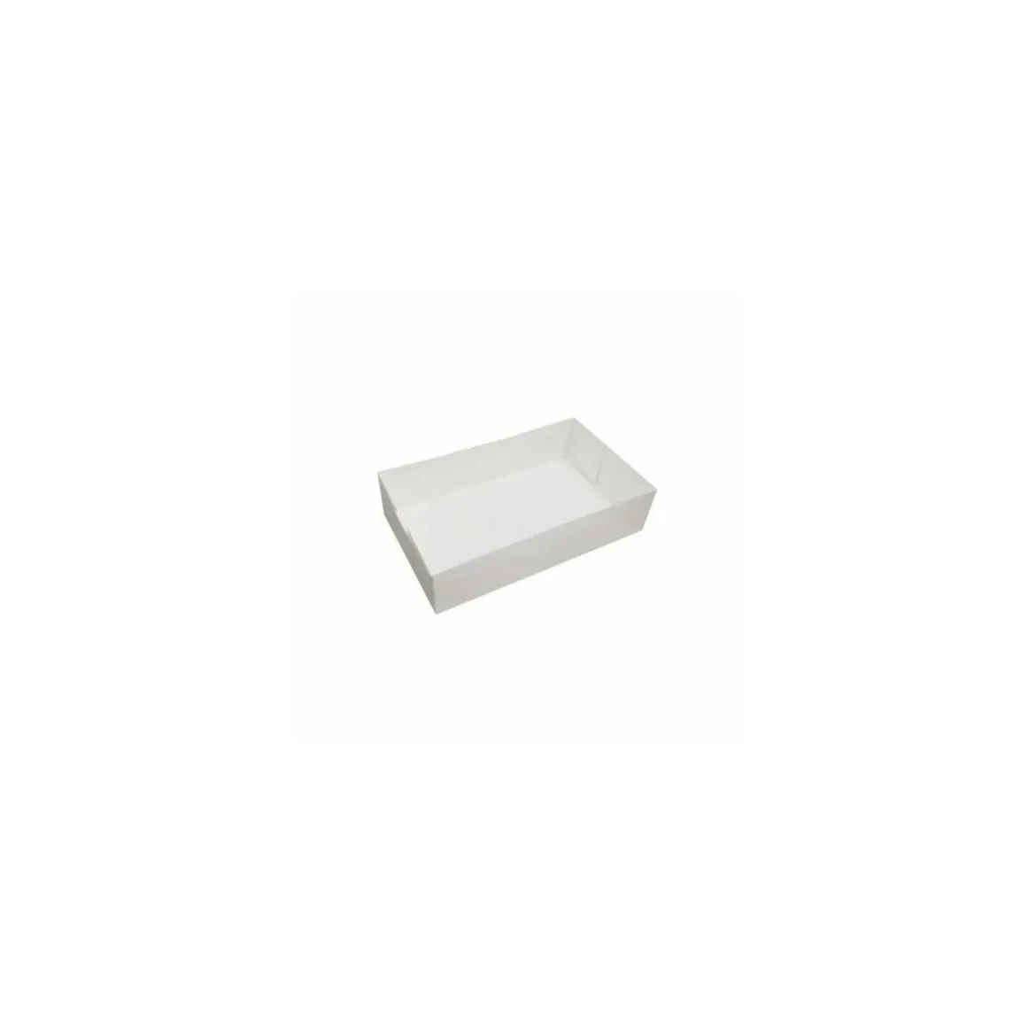 Caissette pâtissière blanche 16 x 11 x 5 cm - par 100