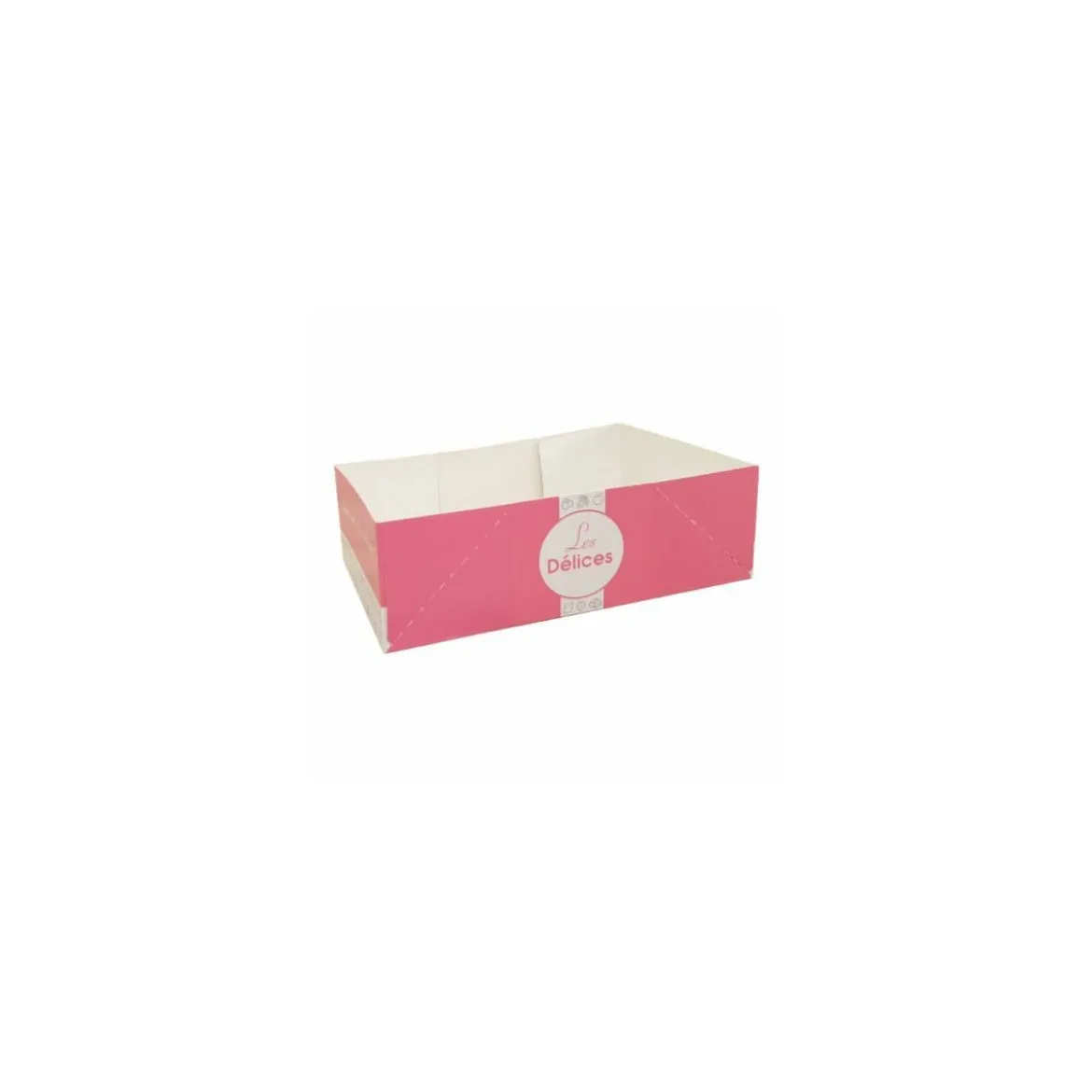 Caissette pâtissière 16 x 11 x 5 cm décor AURIOS - par 100