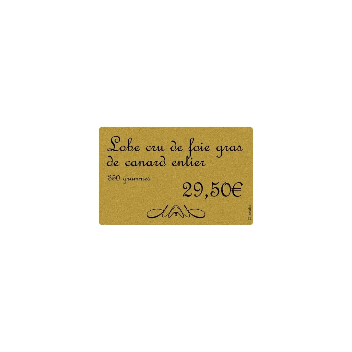 Cartes PVC or Edikio Access Flex et Duplex 8,56 x 5,4 cm - par 100