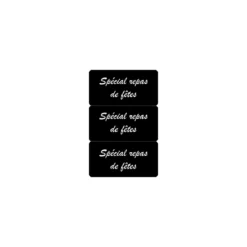 Cartes sécables PVC noires Edikio Access Flex et Duplex 8,56 x 5,4 cm - par 100