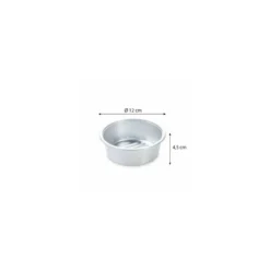 Cassolette aluminium lisse 44 cl - par 110