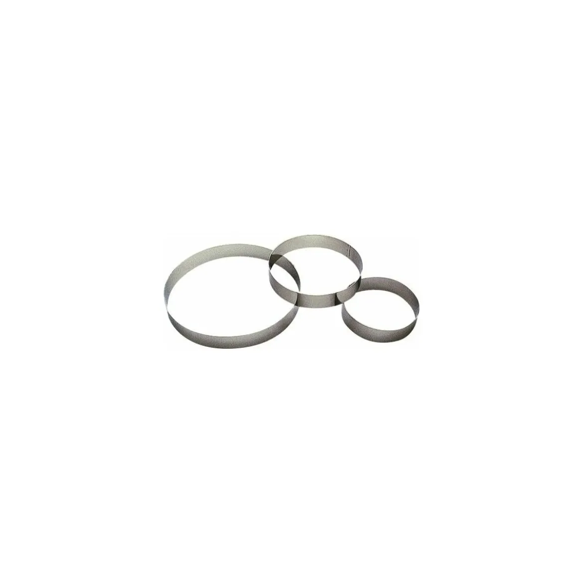 Cercle à entremet ø 8 x 3,5 cm