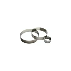 Cercle à mousse inox ø 7 x 4,5 cm