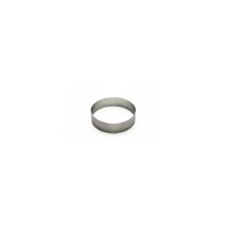 Cercle à mousse inox ø 8 x 4 cm