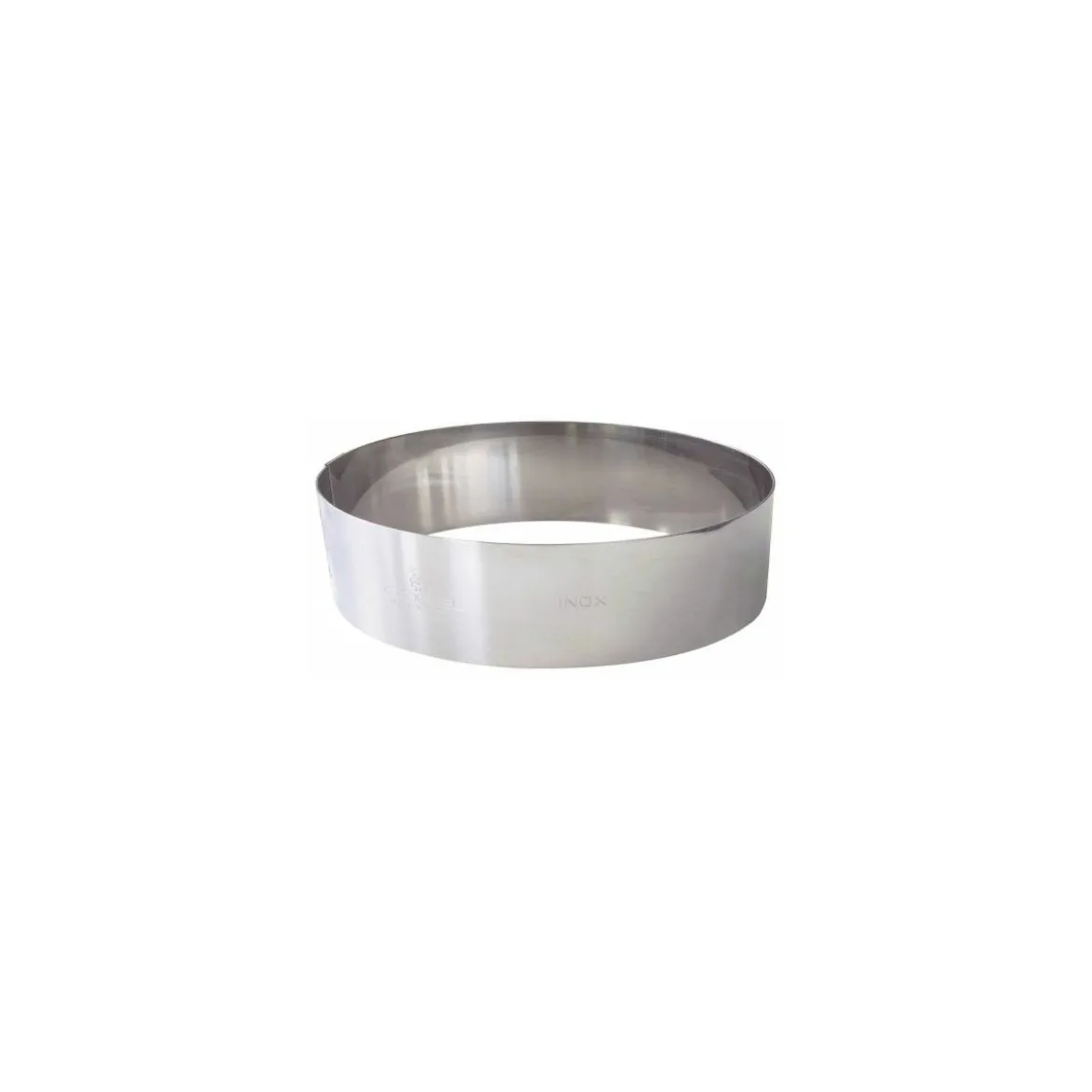 Cercle à vacherin inox ø 12 x 6 cm