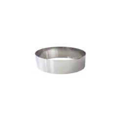 Cercle à vacherin inox ø 8 x 6 cm