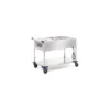 Chariot bain-marie 3 cuves GN 1/1