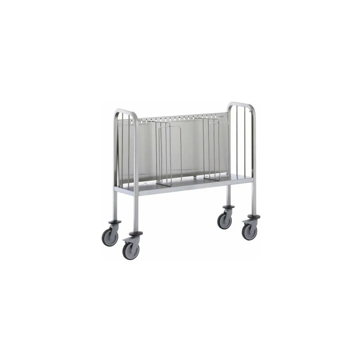 Chariot porte-assiettes réhaussé 200 assiettes