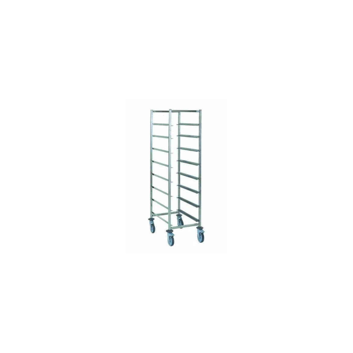 Chariot pour casier à vaisselle 8 niveaux 63 x 63 x 178,5 cm