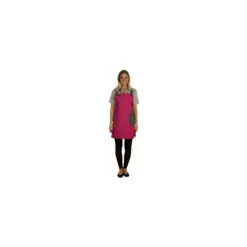 Chasuble polycoton fuchsia / gris 85 cm TU